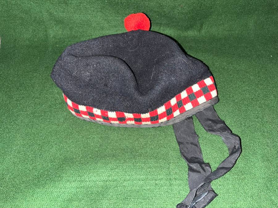 SADF Infantry : Scottish Balmoral Hat : Late Transvaal Scottish - nice condition for its age