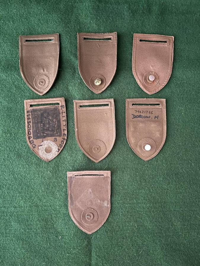 SADF Job Lot Tupper Shoulder Flashes: 7 in Total