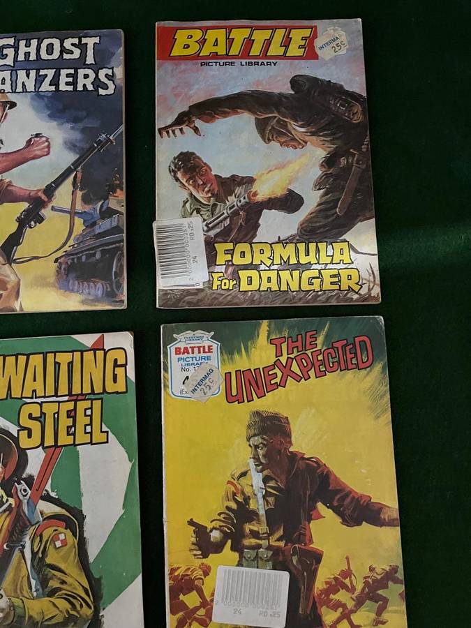War Comics vintage : 9 x Old War Comics - from 70's & 80s era - great condition