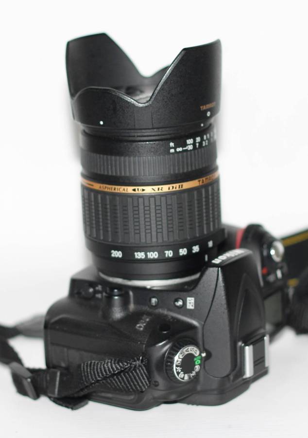 Nikon D90 with Tamron AF 18-200mm f / 3.5-6.3 (IF) Aspherical LD XR DiII Macro, 5550 Shutter Count