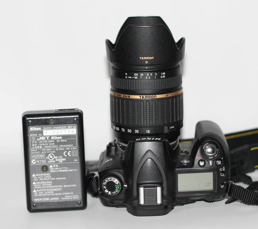 Nikon D90 with Tamron AF 18-200mm f / 3.5-6.3 (IF) Aspherical LD XR DiII Macro, 5550 Shutter Count