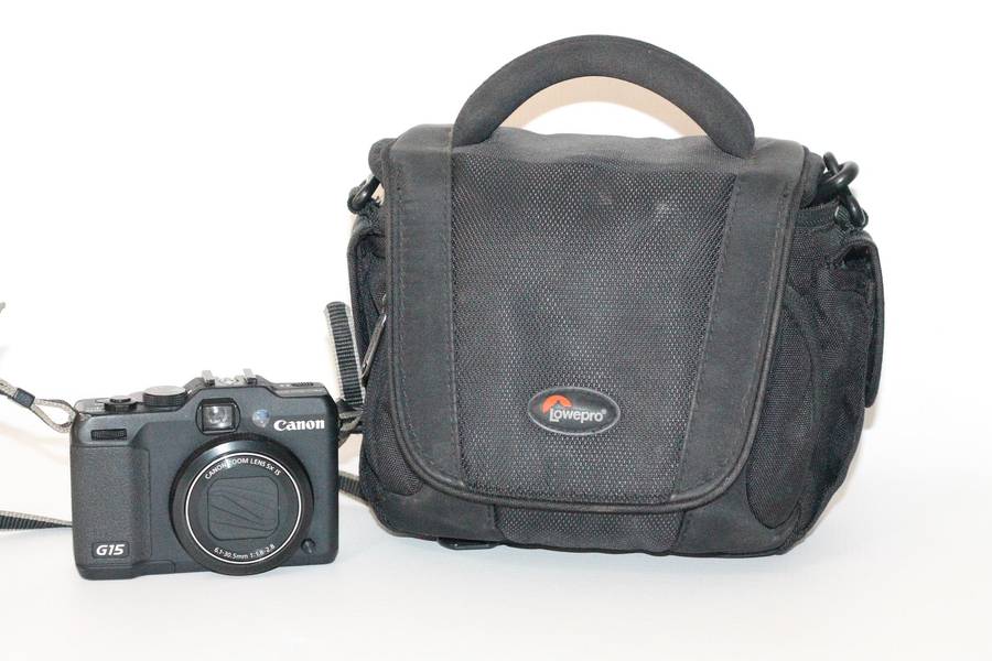 Canon PowerShot G15 12MP Digital Camera with 3-Inch LCD