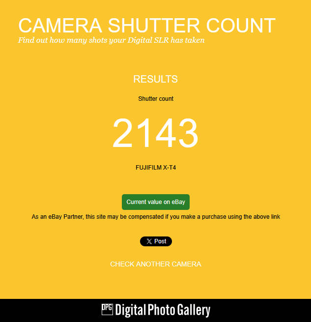 Fujifilm X-T4 Mirrorless Digital Camera (Black) (Body Only) Low Shutter count 2150