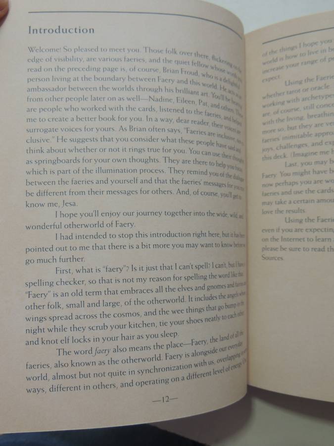 The Faeries' Oracle:Working with Fairies Find Insight, Wisdom & Joy - Brian Froud, Book Only