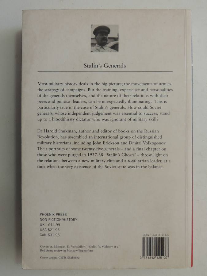 Stalin's Generals - Harold Shukman