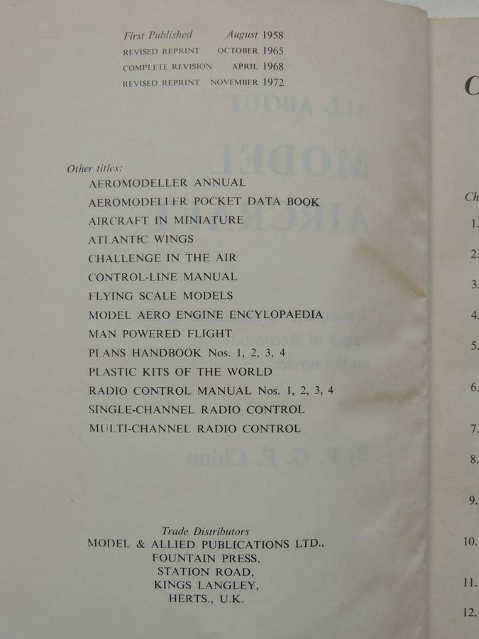 All About Model AircraftPeter Chinn