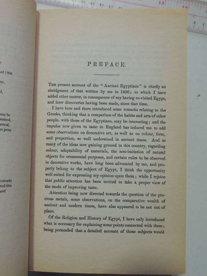 The Ancient Egyptians: Their Life And Customs - J. Gardener Wilkinson   2 Volume Set-