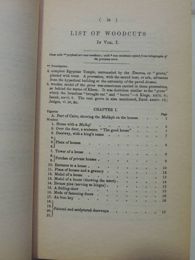 The Ancient Egyptians: Their Life And Customs - J. Gardener Wilkinson   2 Volume Set-
