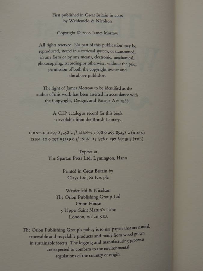 The Last Witchfinder - James Morrow