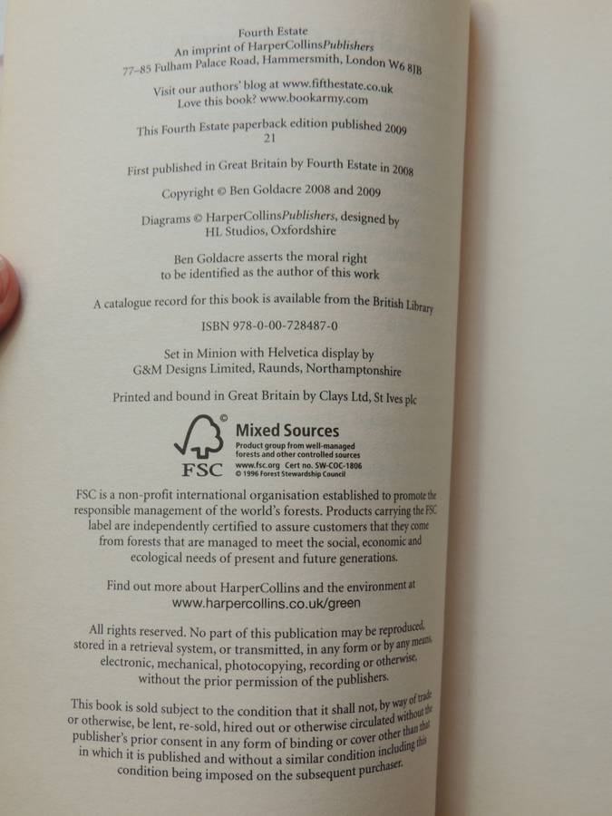 Bad Science - Ben Goldacre