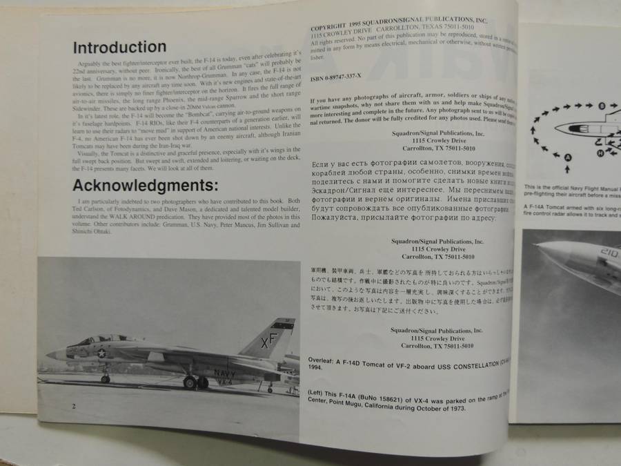 Squadron / Signal Publications Walk Around No. 3: F-14 Tomcat Walk Around - Lou Drendel