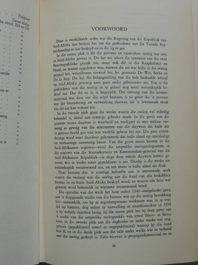 Die Geskiedenis Van Die Tweede Vryheidsoorlog In Suid Afrika, 1899-1902 5 Volumes - J.H. Breytenbach
