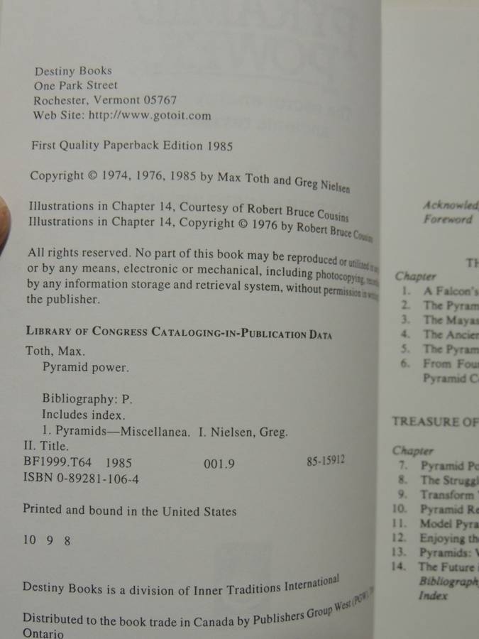 Pyramid Power (Revised & Enlarged) - Max Toth & Greg Nielsen