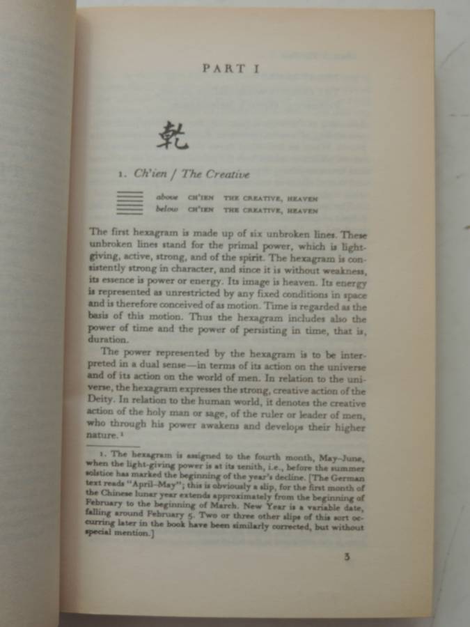 I Ching Or Book Of Changes (Richard Wilhelm Translation)- trans. Into English Cary F. Baynes
