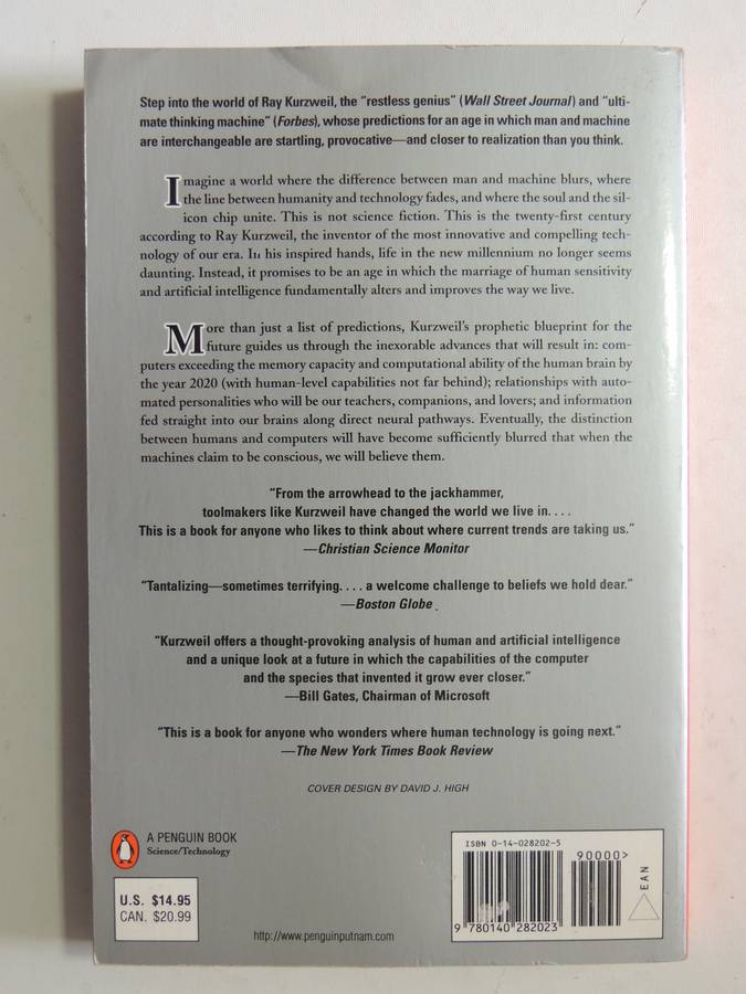 The Age Of Spiritual Machines: When Computers Exceed Human Intelligence - Ray Kurzwell