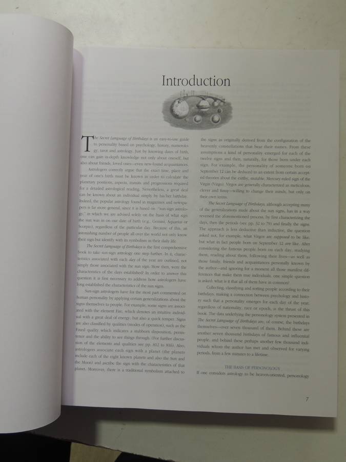 The Secret Language of Birthdays, Personolology Profiles for Each Day of the YearGary Goldschneider