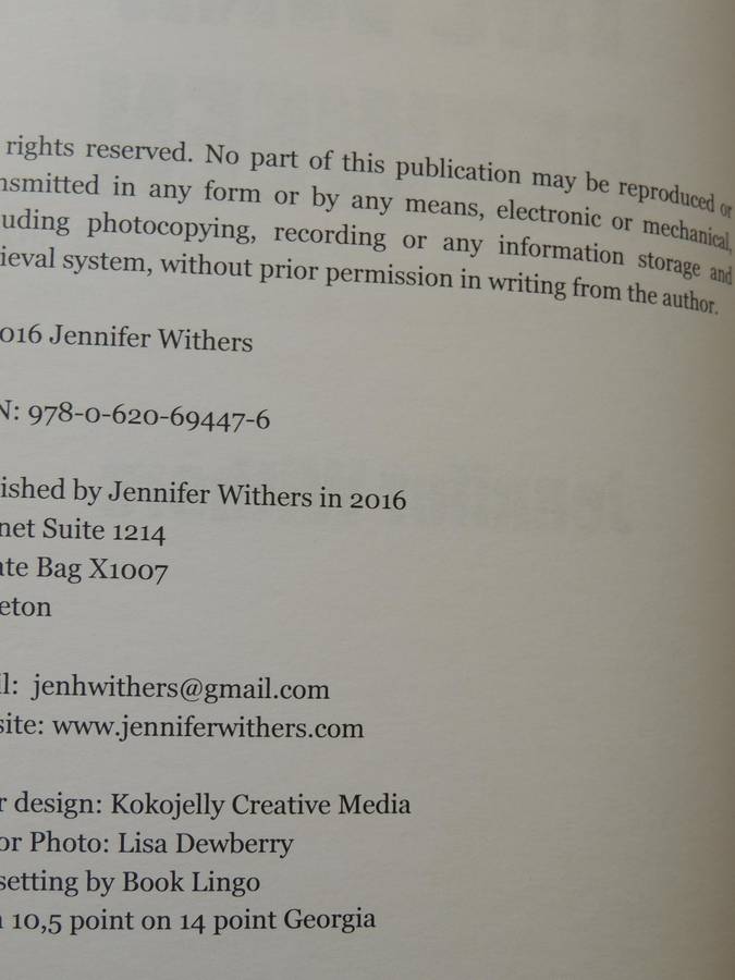 The War Between - Jennifer Withers    INSCRIBED