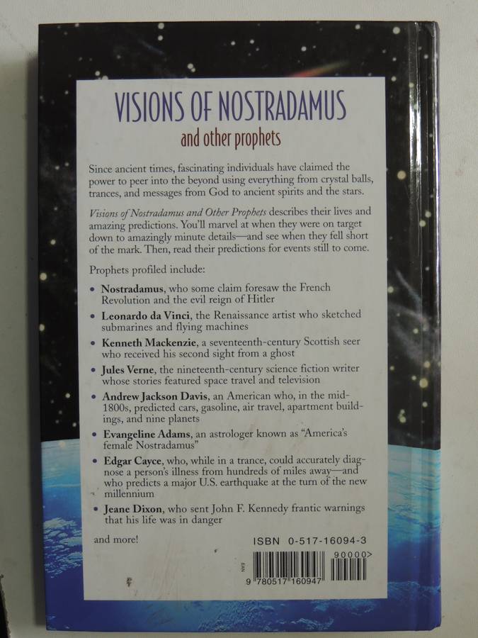 Vision Of Nostradamus And Other Prophets - Donald Wigal Ph.D.