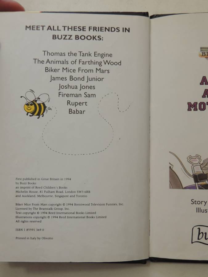 Biker Mice From Mars: A Mouse And His Motorcycle - Norman Redfern