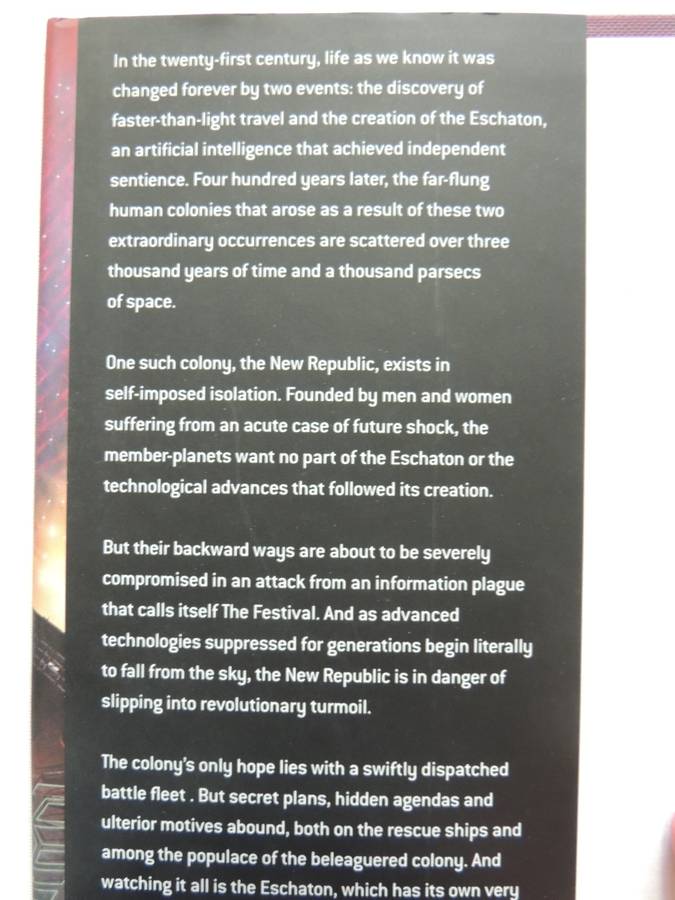 Singularity Sky - Charles Stross  1st British Ed 2004, Author's 1st Novel Hard Cover  First Edition