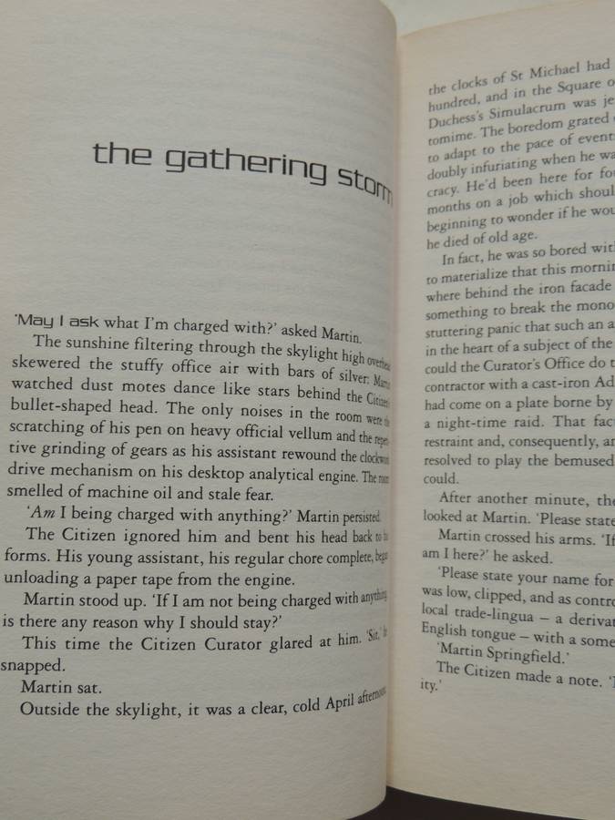 Singularity Sky - Charles Stross  1st British Ed 2004, Author's 1st Novel Hard Cover  First Edition