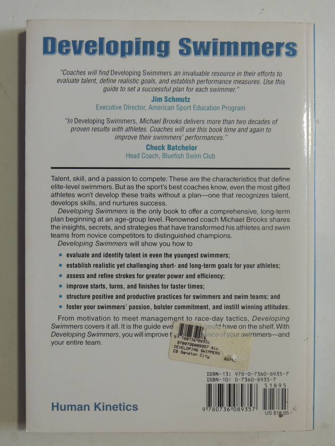 Developing Swimmers- Michael Brooks