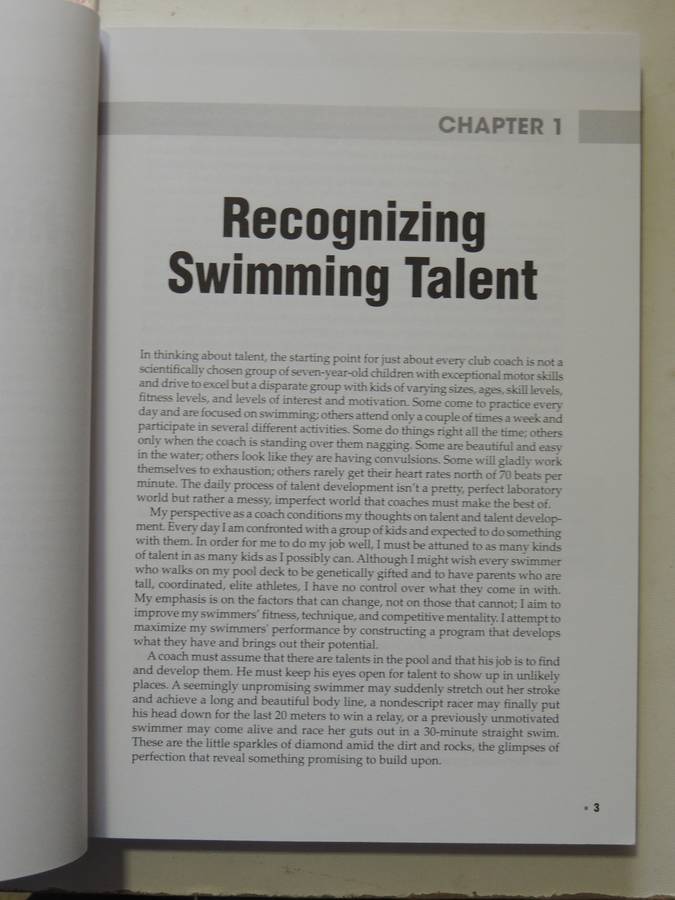 Developing Swimmers- Michael Brooks