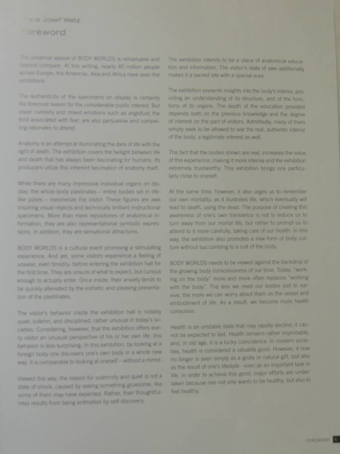 Body Worlds: The Original Exhibition - Gunther Von Hagen