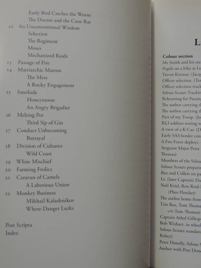 Threes Sips Of Gin:Dominating The Battlespace With Rhodesia's Elite Selous Scouts (Inscribed) T  Bax