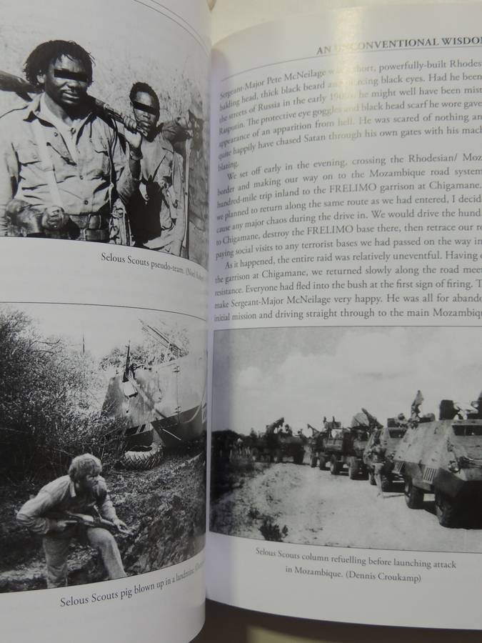 Threes Sips Of Gin:Dominating The Battlespace With Rhodesia's Elite Selous Scouts (Inscribed) T  Bax