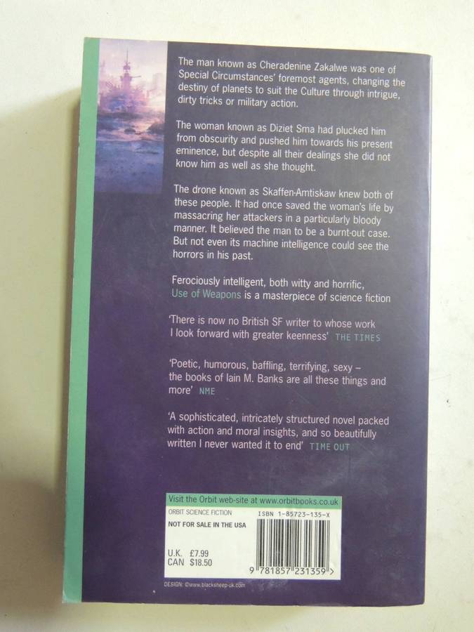 Use Of Weapons - Iain M. Banks
