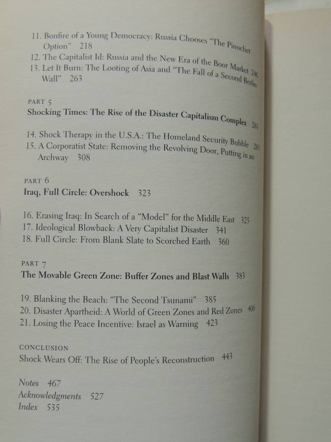 The Shock Doctrine: The Rise Of Disaster Capitalism - Naomi Klein