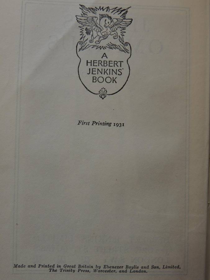 Jeeves Omnibus  - P.G. Wodehouse   1st Edition 1931