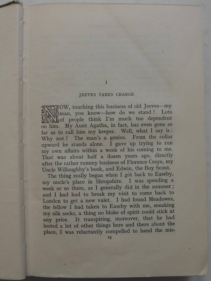 Jeeves Omnibus  - P.G. Wodehouse   1st Edition 1931