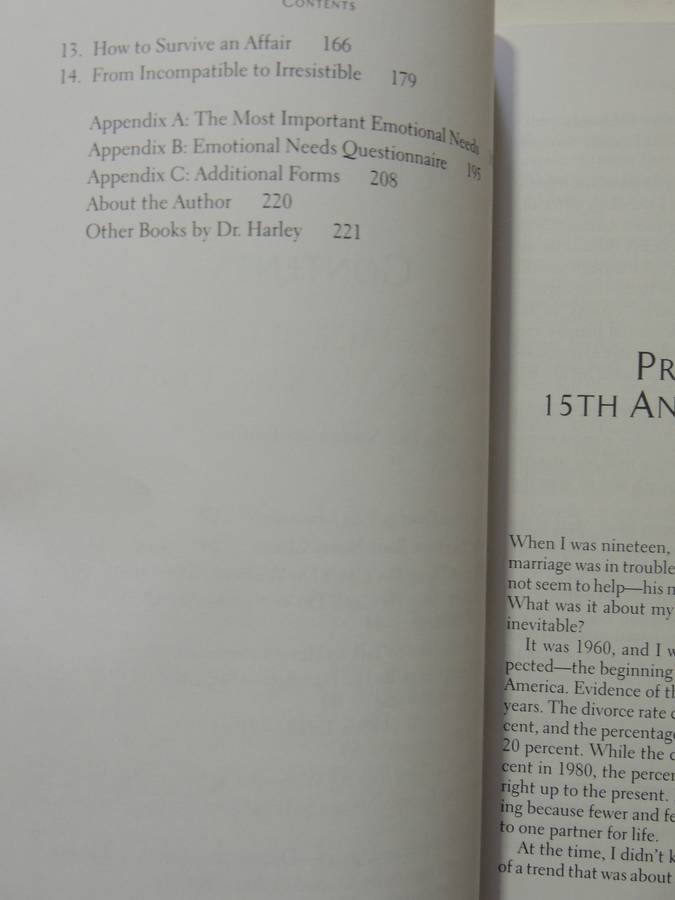 His Needs Her Needs: Building An Affair-Proof Marriage- Willard F. Harley, Jr.