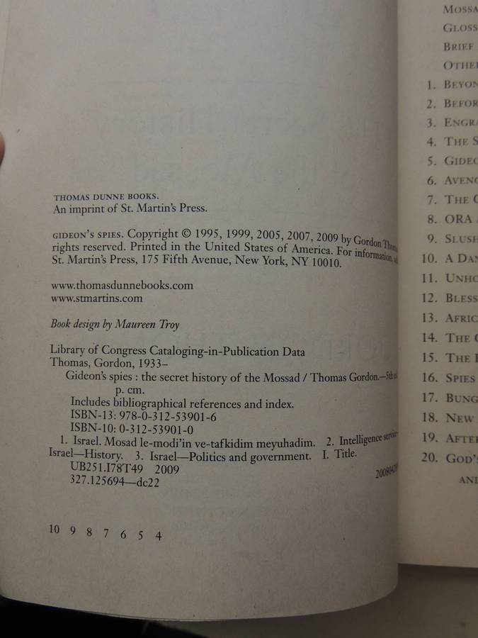 Gideon's Spies - The Secret History of the Mossad - Gordon Thomas