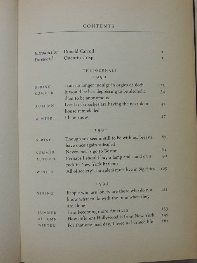 Resident Alien: The New York Diaries- Quentin Crisp