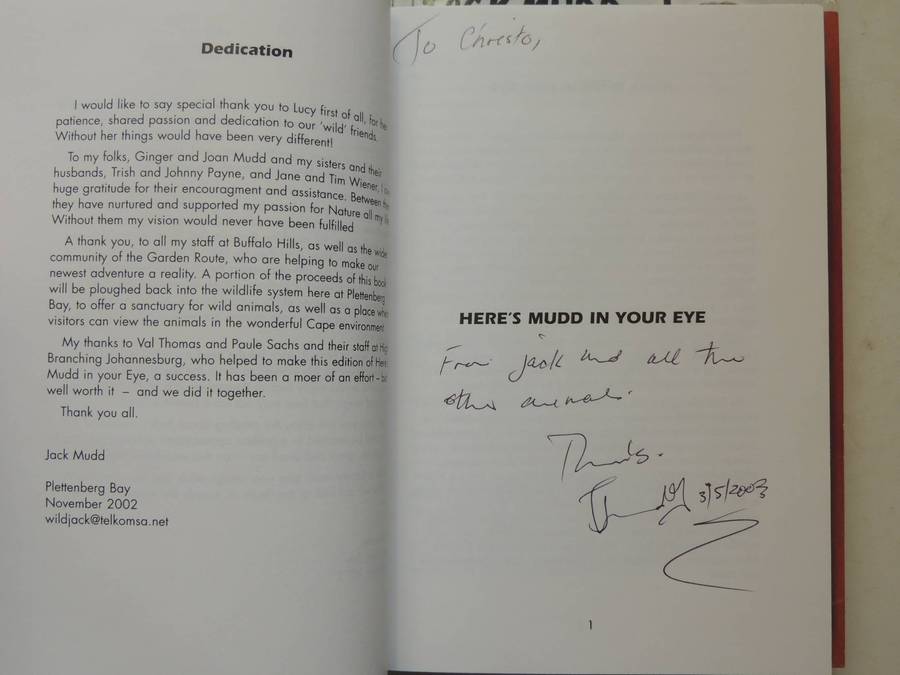 3 Volume, Here's Mudd In Your Eye, I'm Alright Jack, Jack Of All Trades - Jack Mudd   (2 Inscribed)