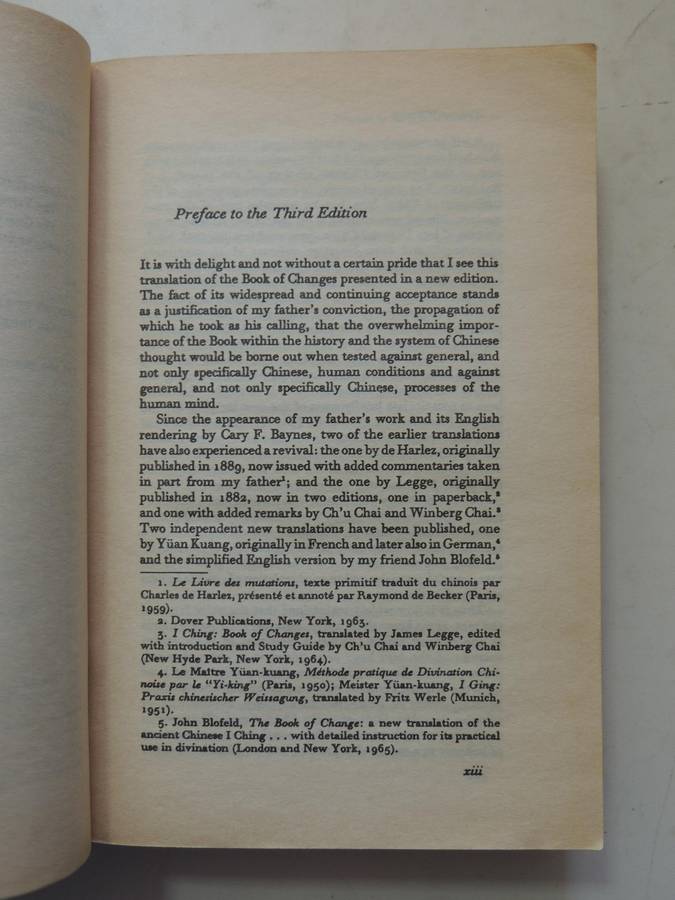 I Ching Or Book Of Changes- Richard Wilhelm