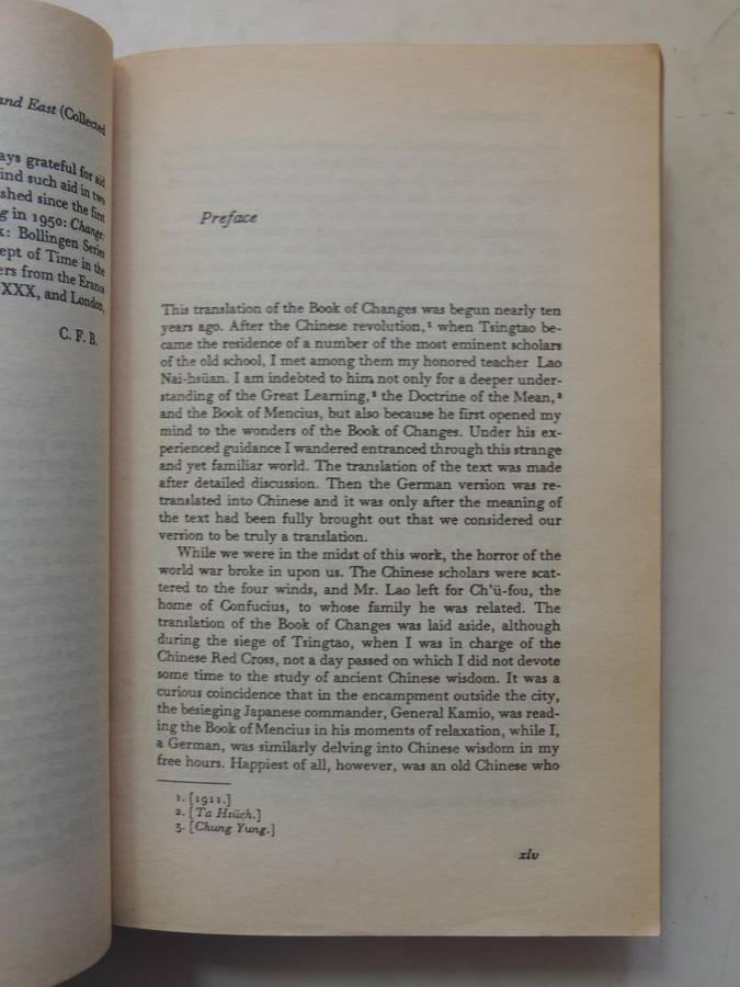 I Ching Or Book Of Changes- Richard Wilhelm