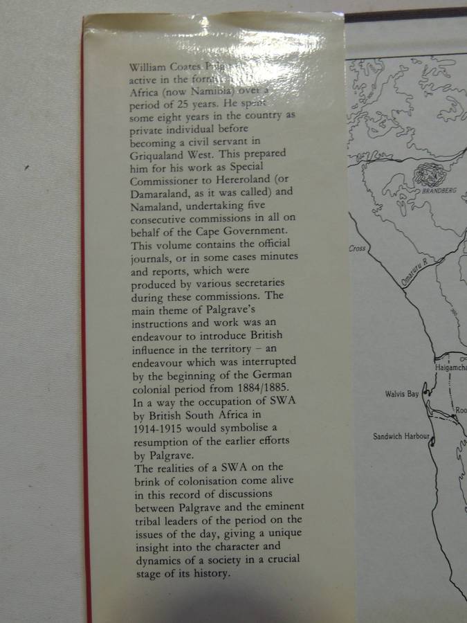 The Commissions Of W.C. Palgrave: Special Emissary To South West Africa 1876-1885- ed E.L.P. Stals