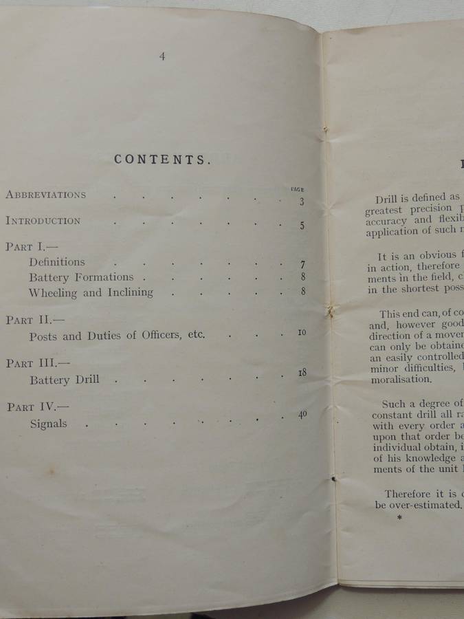 Handbook On Battery Drill For Royal Field Artillery - RC Mason R.F.A. (TF) Revised By A Hunt