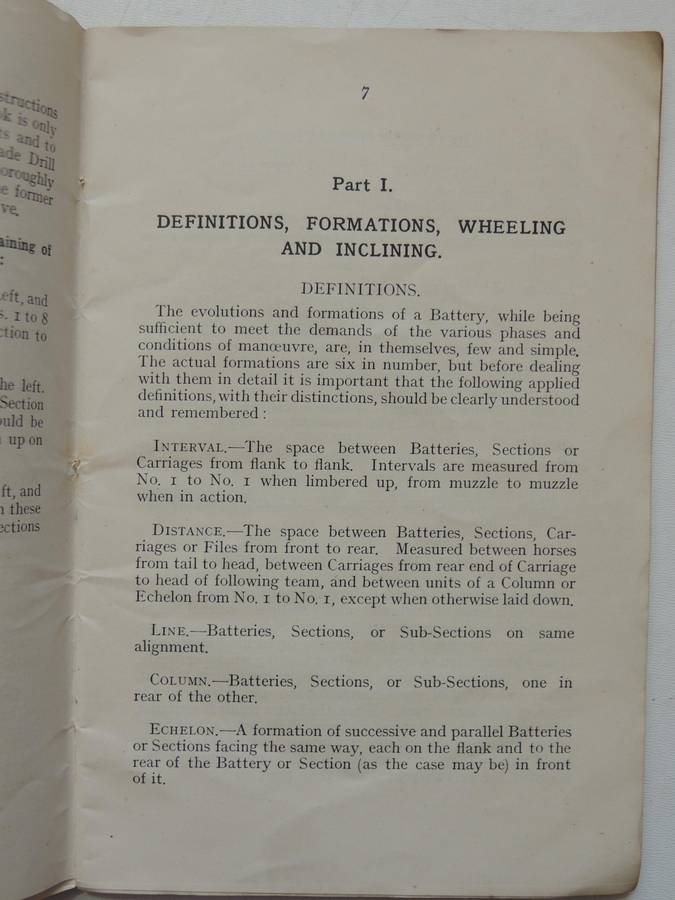 Handbook On Battery Drill For Royal Field Artillery - RC Mason R.F.A. (TF) Revised By A Hunt