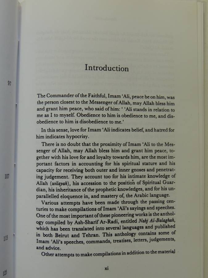 The Sayings And Wisdom Of Imam'Ali - Shaykh Fadhlalla Haeri