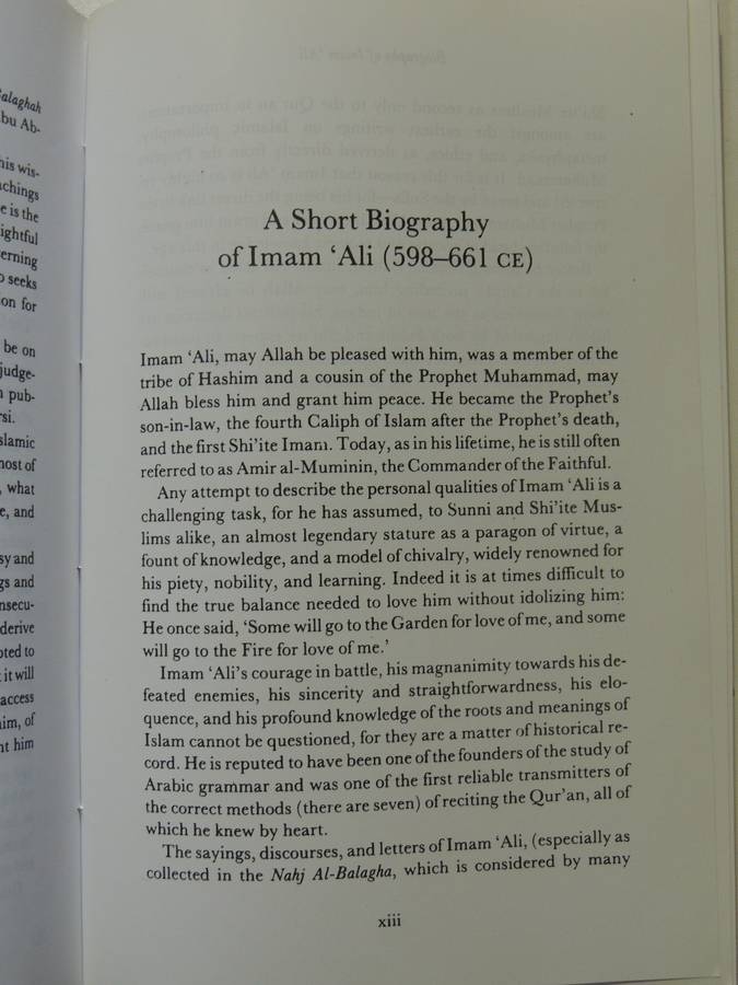 The Sayings And Wisdom Of Imam'Ali - Shaykh Fadhlalla Haeri