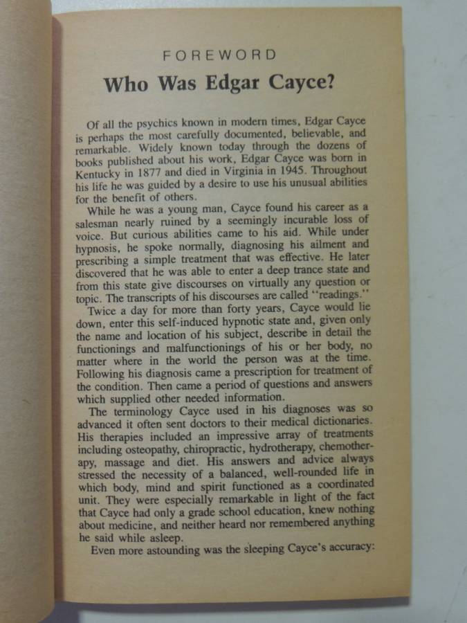 On Secrets Of The Universe - Edgar Cayce