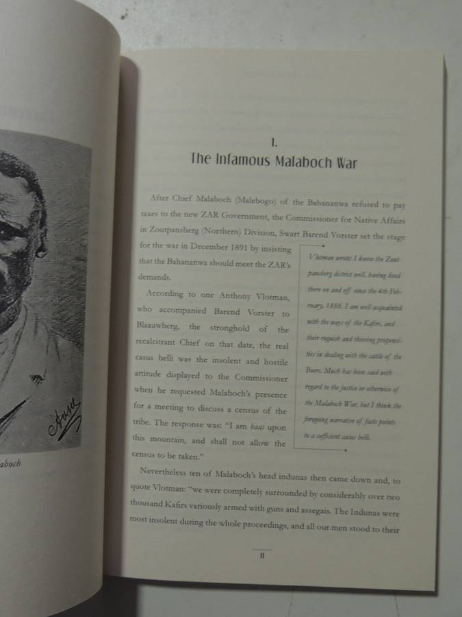 The Infamous Malaboch War, and More Gripping Stories From the Old Transvaal - David Hilton-Barber
