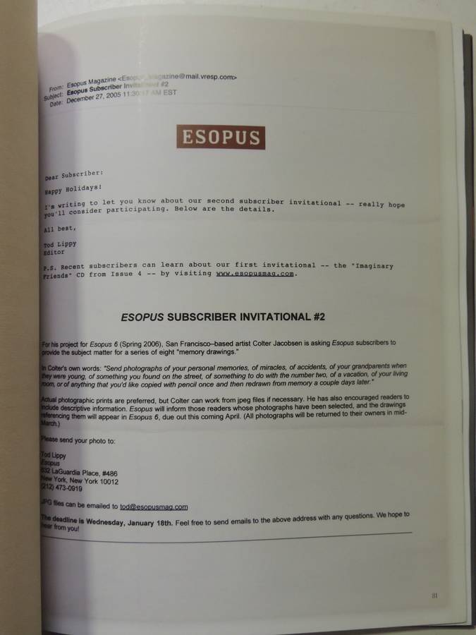 Esopus: Number 6