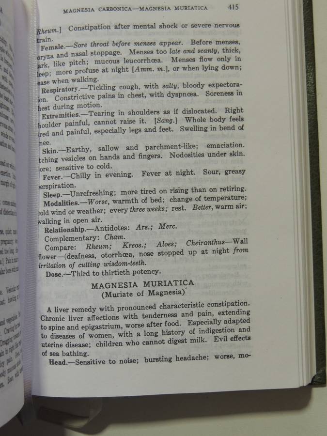 Homoeopathic Materia Medica Comprising the Characteristic & Guiding Symptoms / Remedies - Boericke
