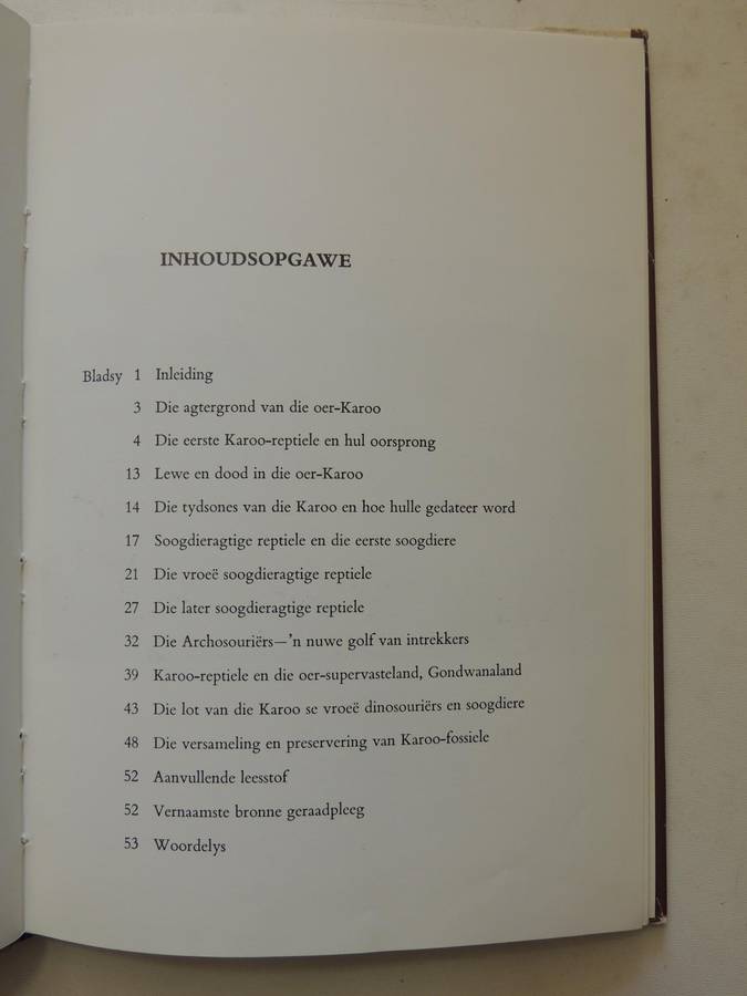 Fossielereptiele Van Die Suid-Afrikaanse Karoo - M.A. Cluver